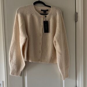 French Connection Cream Women's Sweater- Size M